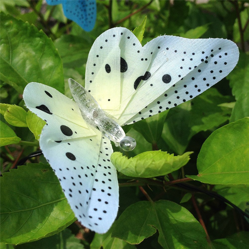 Solar Butterfly Fairy Tale Light String Waterproof Outdoor Garden Decorative Light-xinru