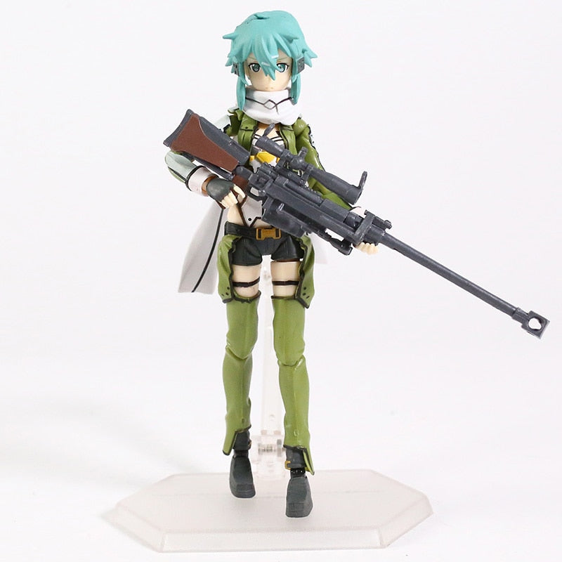 Anime Figma 248 Sword Art Online SAO Kirito GGO Ver. PVC Action Figure-xinru