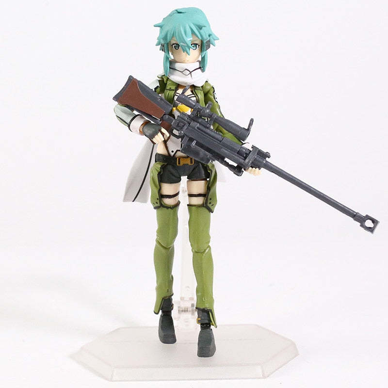 Anime Figma 248 Sword Art Online SAO Kirito GGO Ver. PVC Action Figure-xinru