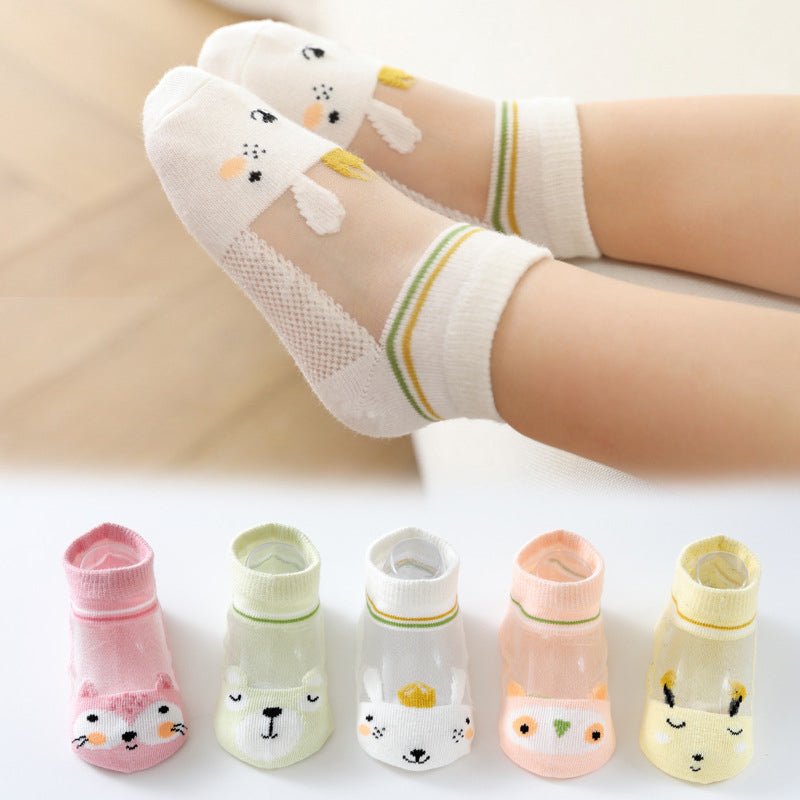 Children's Baby Summer Thin Comfortable Breathable Socks-xinru