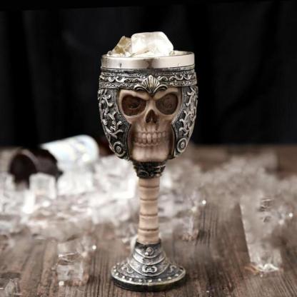 Viking Warrior Horned Skull Tankard-xinru