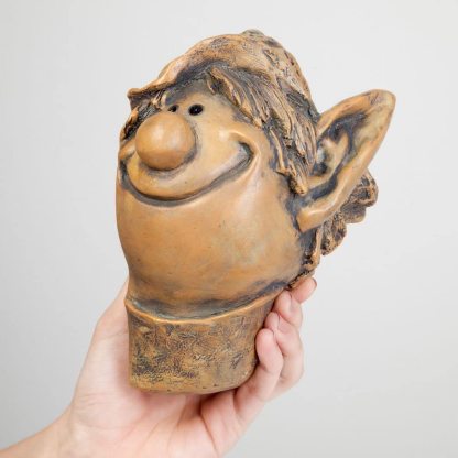 Garden Peeker E-Lf Tree Hugger Polyresin Outdoor Tree Sculpture Garden Decor-xinru