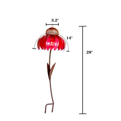 Coneflower Petal Shape Garden Bird Feeder-xinru