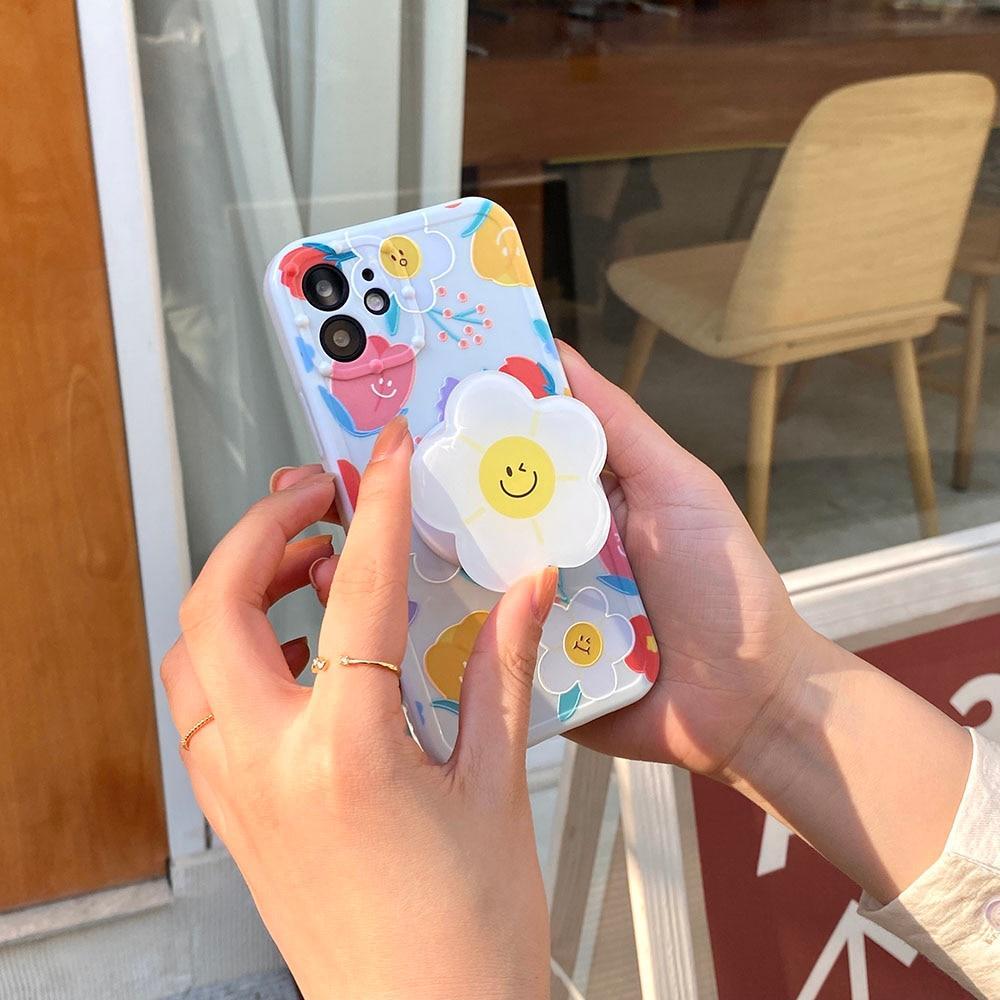 Smiley Flowers Case-xinru