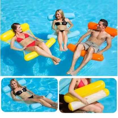 Inflatable Swimming Pool Chair Floating Bed Lounger-xinru