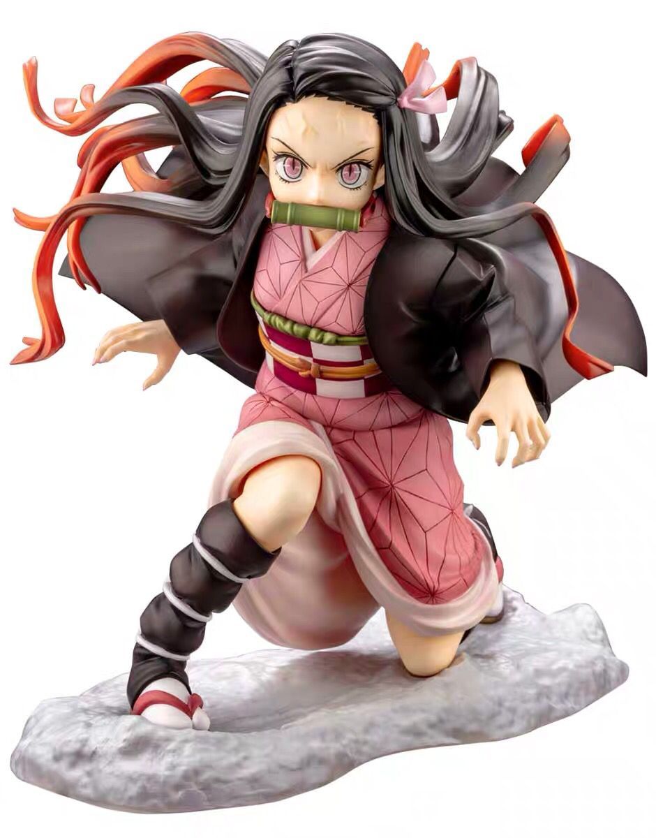 Demon Slayer Anime Figure Kamado Tanjirou Hinokami Kagura Action Figure-xinru