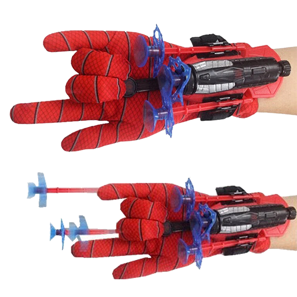 Spiderman Launcher Spinning Sticky Wall Soft Bullet Wrist Toy-xinru