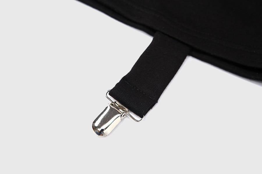 Women Midriff-baring Sweatershirt Dragon Print Sleeve Crop Tops With Chains-xinru