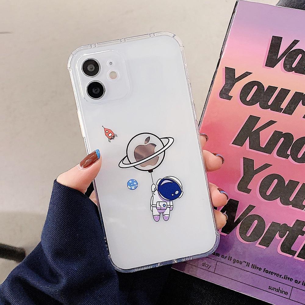 Astronaut Clear Case-xinru