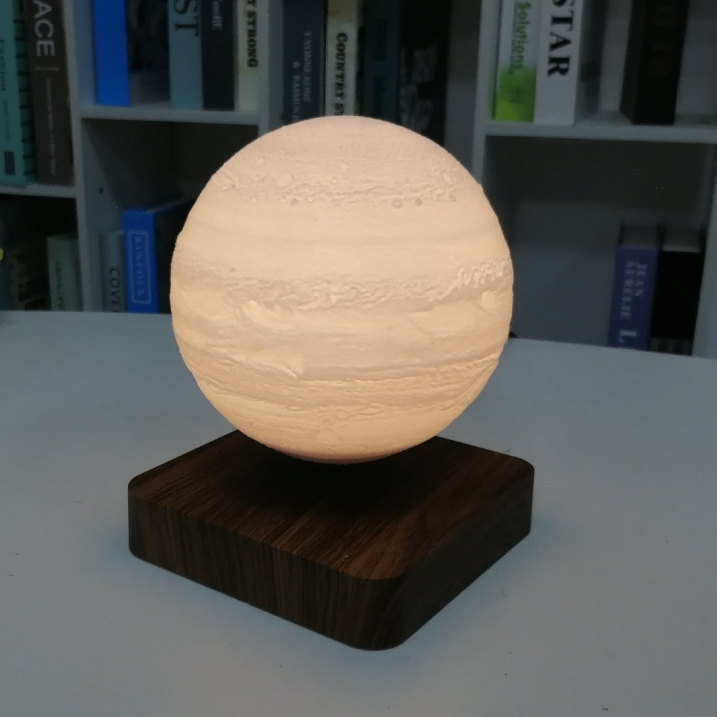 3D Rotating Moon Night Light LED Magnetic Levitation Table Lamp-xinru