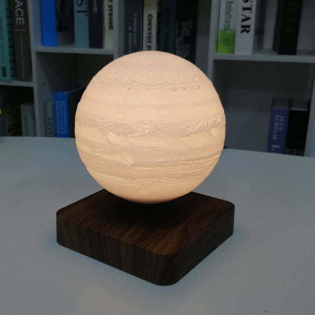 3D Rotating Moon Night Light LED Magnetic Levitation Table Lamp-xinru
