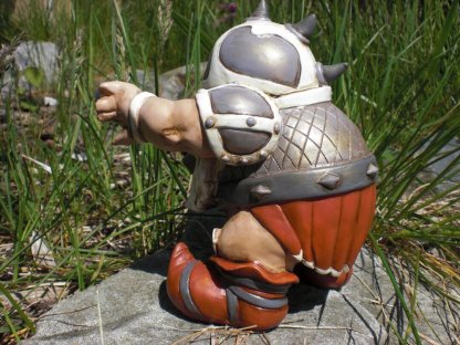 Viking Victor Nordic Dwarf Garden Grass Gnome Statue-xinru