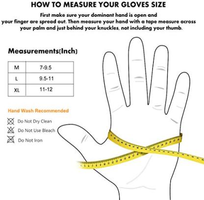 Unisex Electric Battery Powered Waterproof Warm Touchscreen Heated Gloves for Sports-xinru shop