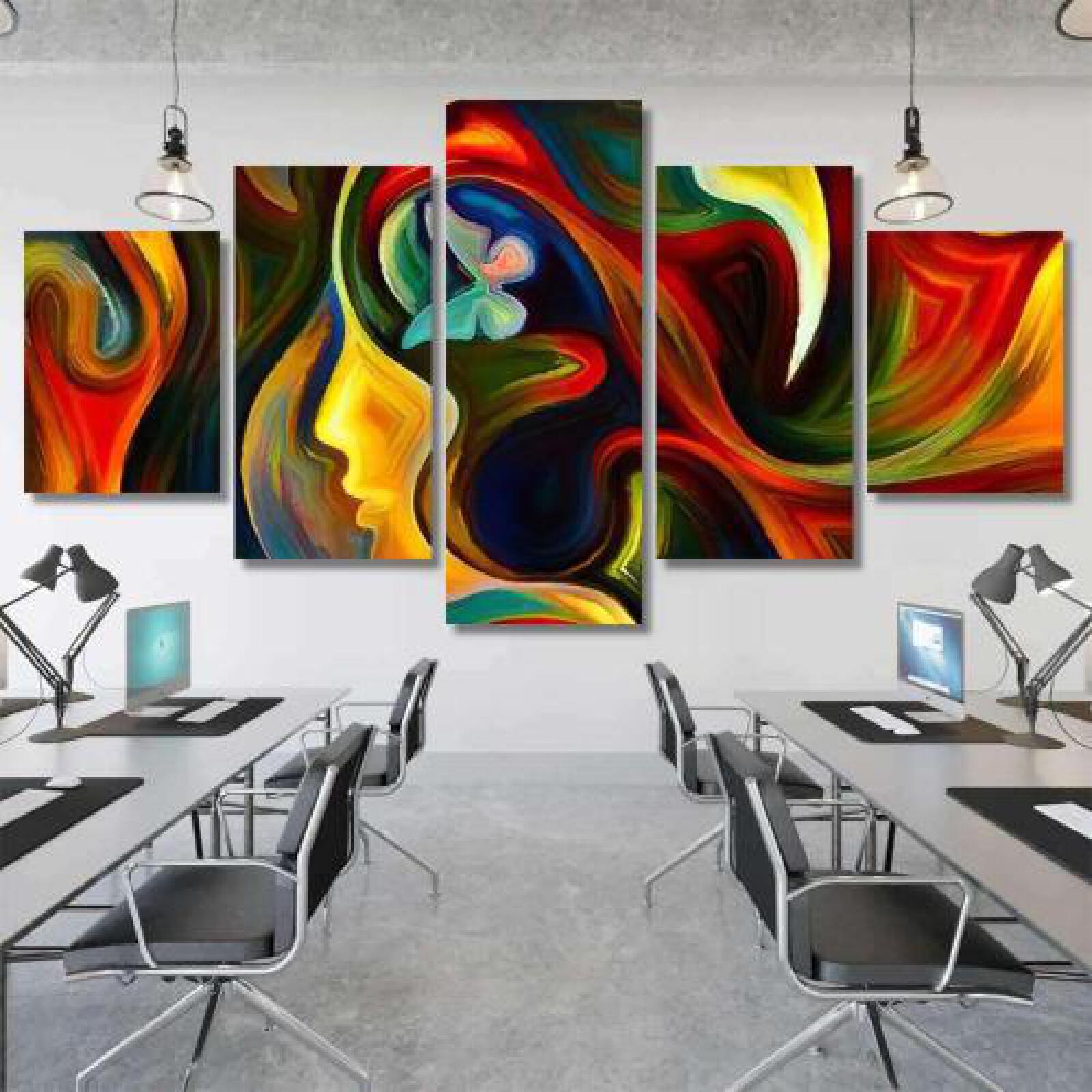 Colors Mind Series Artistic Abstract Composed-xinru shop