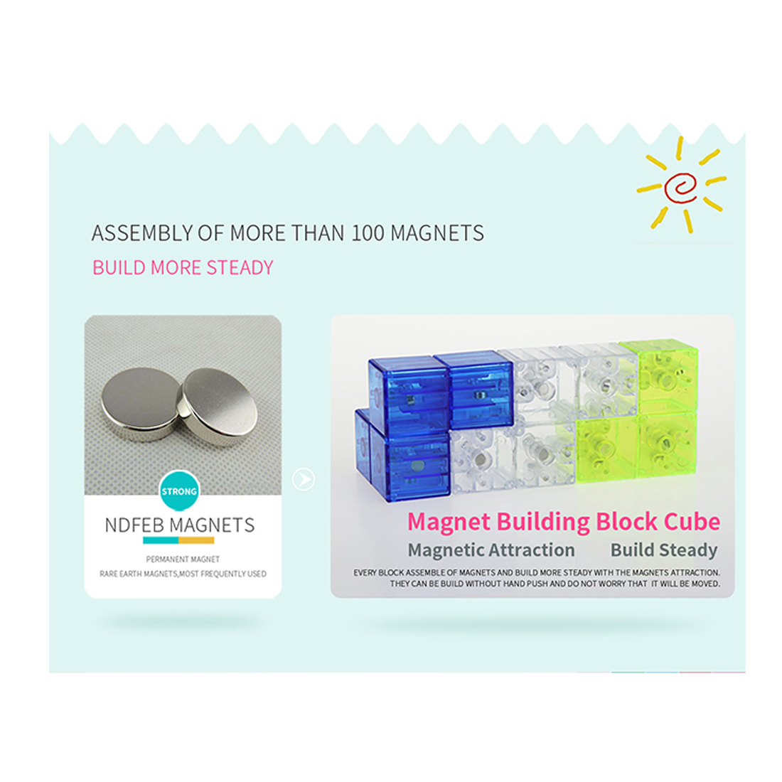 YJ Magnetic Blocks-xinru shop