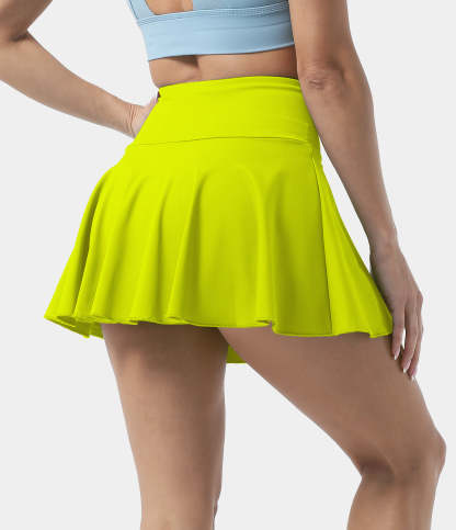 Women's Athletic High Waisted Tennis Skirts With Pockets-xinru shop