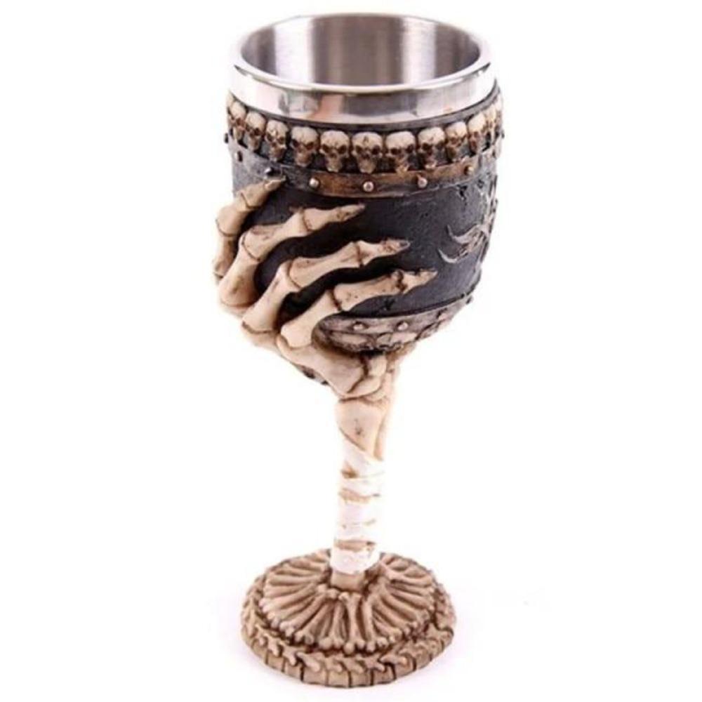 Viking Warrior Horned Skull Tankard-xinru
