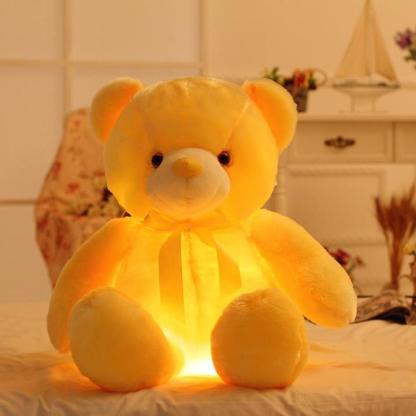 Glow Bear LED Light Up Plush 3D Stuffed Animal-xinru