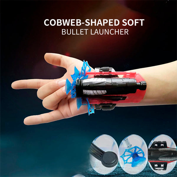 Spiderman Launcher Spinning Sticky Wall Soft Bullet Wrist Toy-xinru