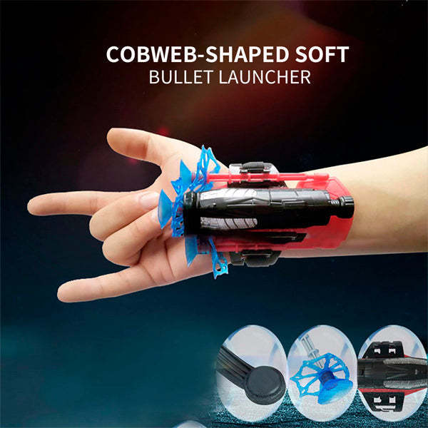 Spiderman Launcher Spinning Sticky Wall Soft Bullet Wrist Toy-xinru