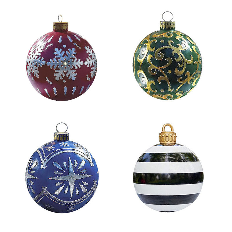 Outdoor Christmas PVC inflatable Decorated Ball (Free Inflator)-xinru shop