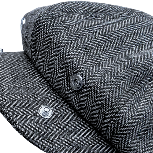Classy Men Grey Vintage Newsboy Cap-xinru