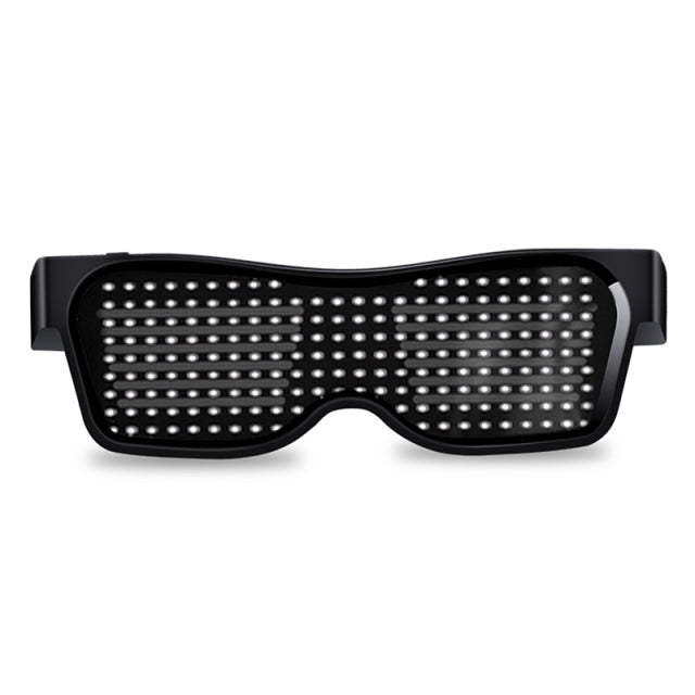 LED Glasses Customizable BT Colorful Light Glow Glasses Music Festival-xinru