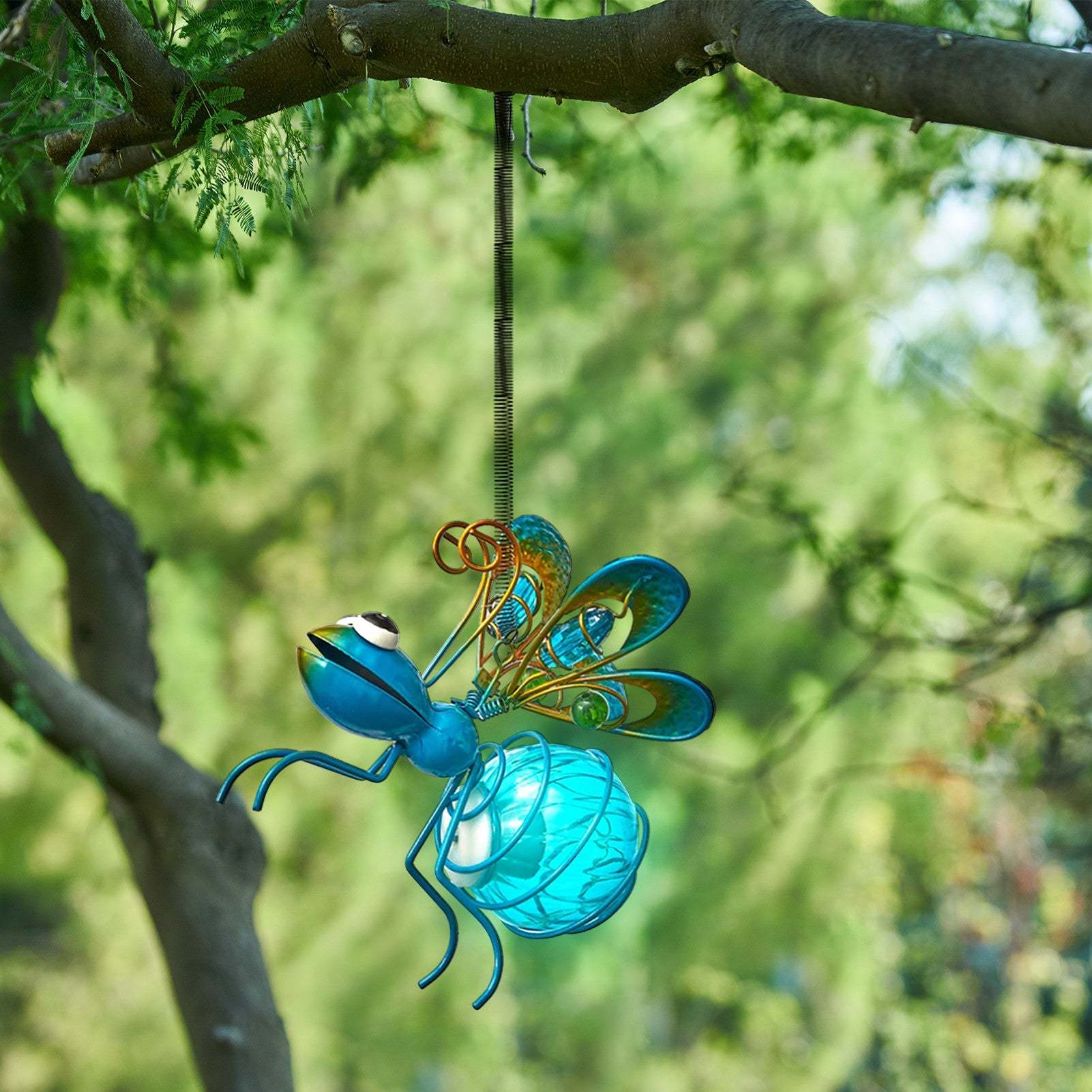 Hanging LED Solar Flying Bug Decor-xinru
