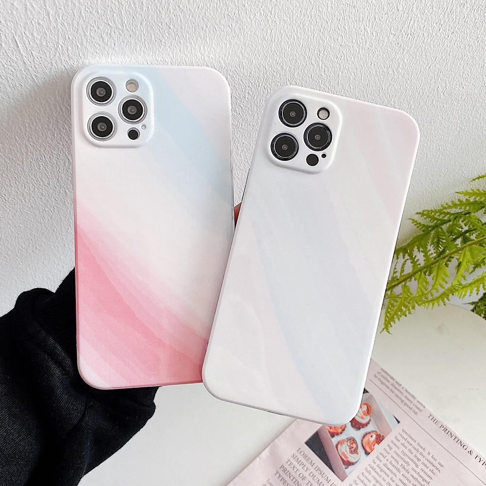Gradient Glitter Marble Case-xinru