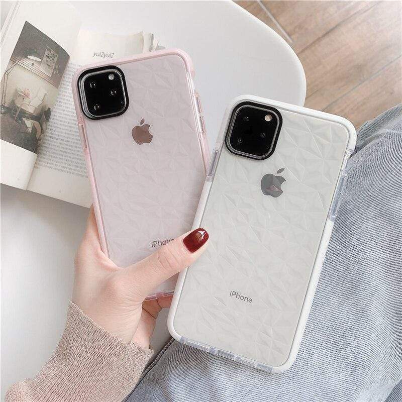 Diamond Transparent Case-xinru
