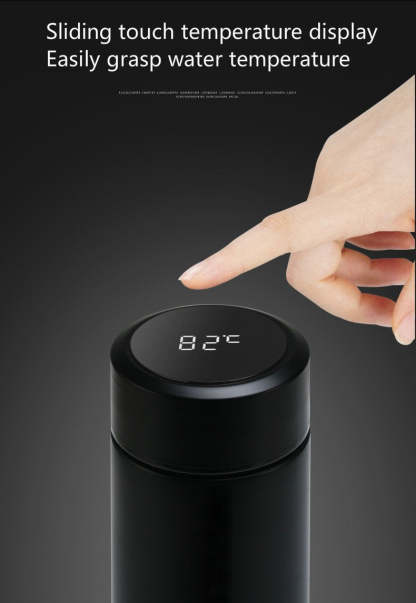 Intelligent Insulated Thermos Bottle with Temperature Display-xinru