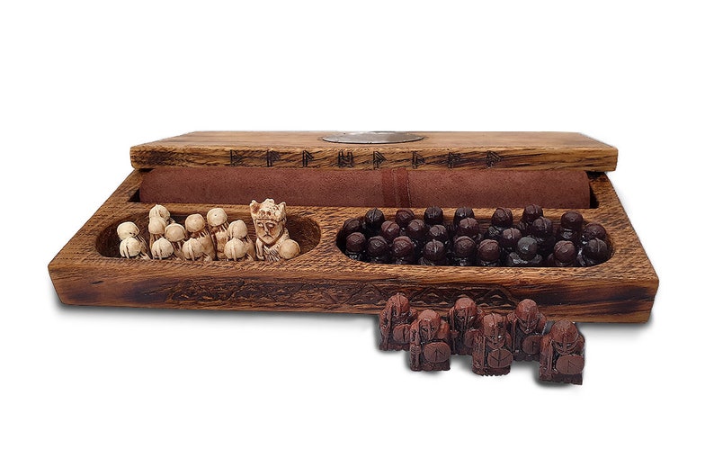 Hnefatafl board game viking chess chess vikings art. image 5