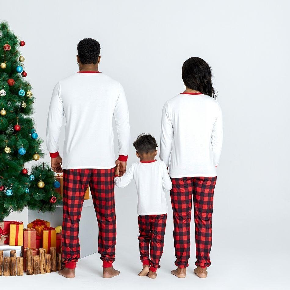 Plus Size Family Matching Plaid Car Carry Christmas Tree Pajamas Sets-xinru shop