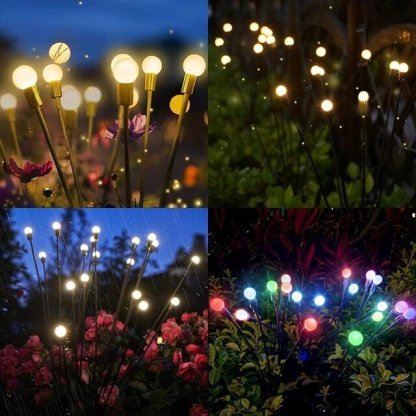 Starburst Swing Light Solar  Garden Decoration Color Changing Light-xinru