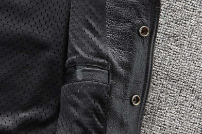 Motorcycle Chain Leather Vest-xinru shop