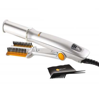 2 Way Rotating Hair Straightener  Curler-xinru