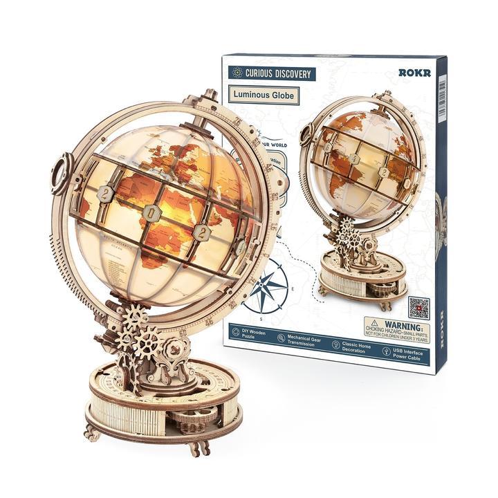 Luminous 3D Puzzle Globe-xinru shop