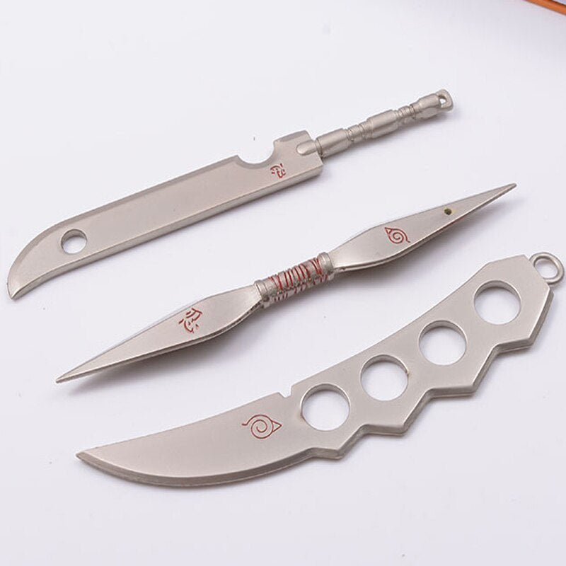 Naruto Armor Metal Cosplay Props Kakashi Madara Sword Set Pendant Dagger Dart-xinru