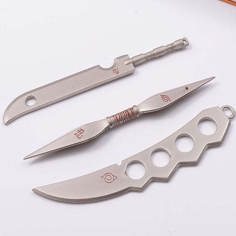 Naruto Armor Metal Cosplay Props Kakashi Madara Sword Set Pendant Dagger Dart-xinru