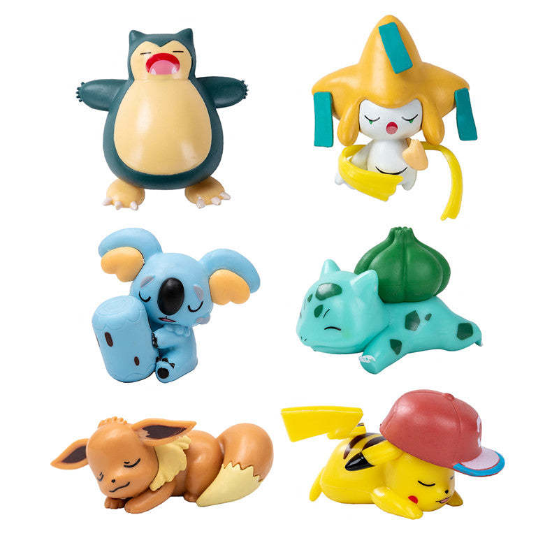 Pokemon Arceus Pikachu Lunala Figure Figure Toy Set-xinru