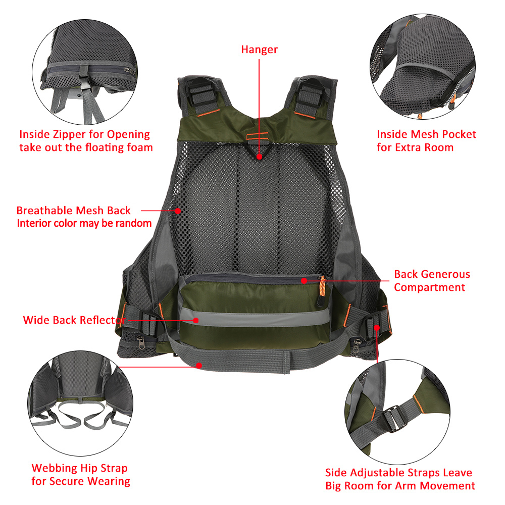 Outdoor Sport Fishing Life Vest (16)