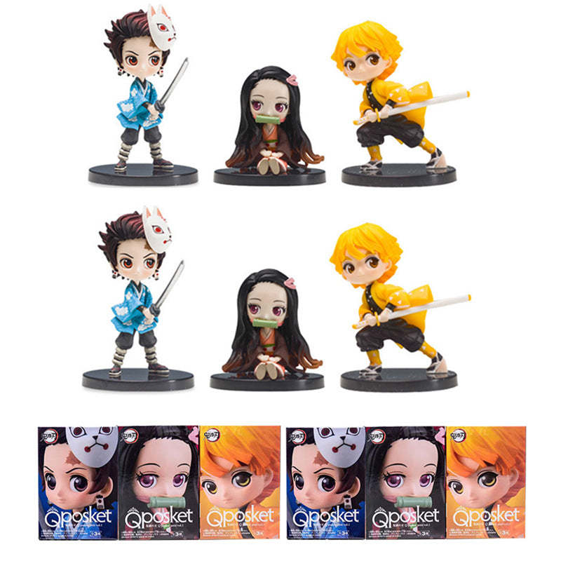 Demon Slayer Action Figure Kimetsu Giyuu Inosuke Tanjirou Nezuko Zenits-xinru