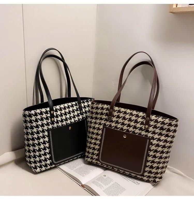 大容量キャンバスバッグベアトートバッグ-xinru shop