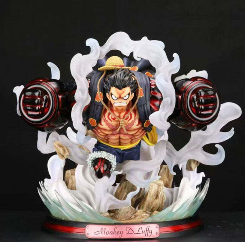 One Piece Gear Fourth Luffy Action Figure PVC Figma Collectible Statue Toy-xinru