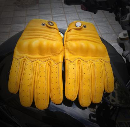 Motorcycle Leather Gloves touch screen-xinru shop