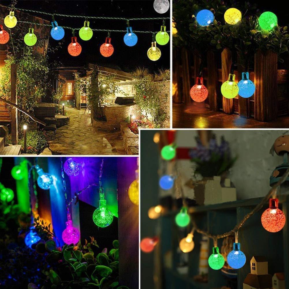30 LED Solar Bubble Beads Patio String Lights-xinru shop