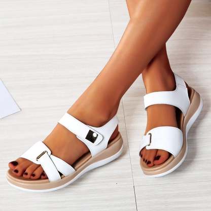 2022 Women Sandals Platform leather Ladies Sandals-xinru