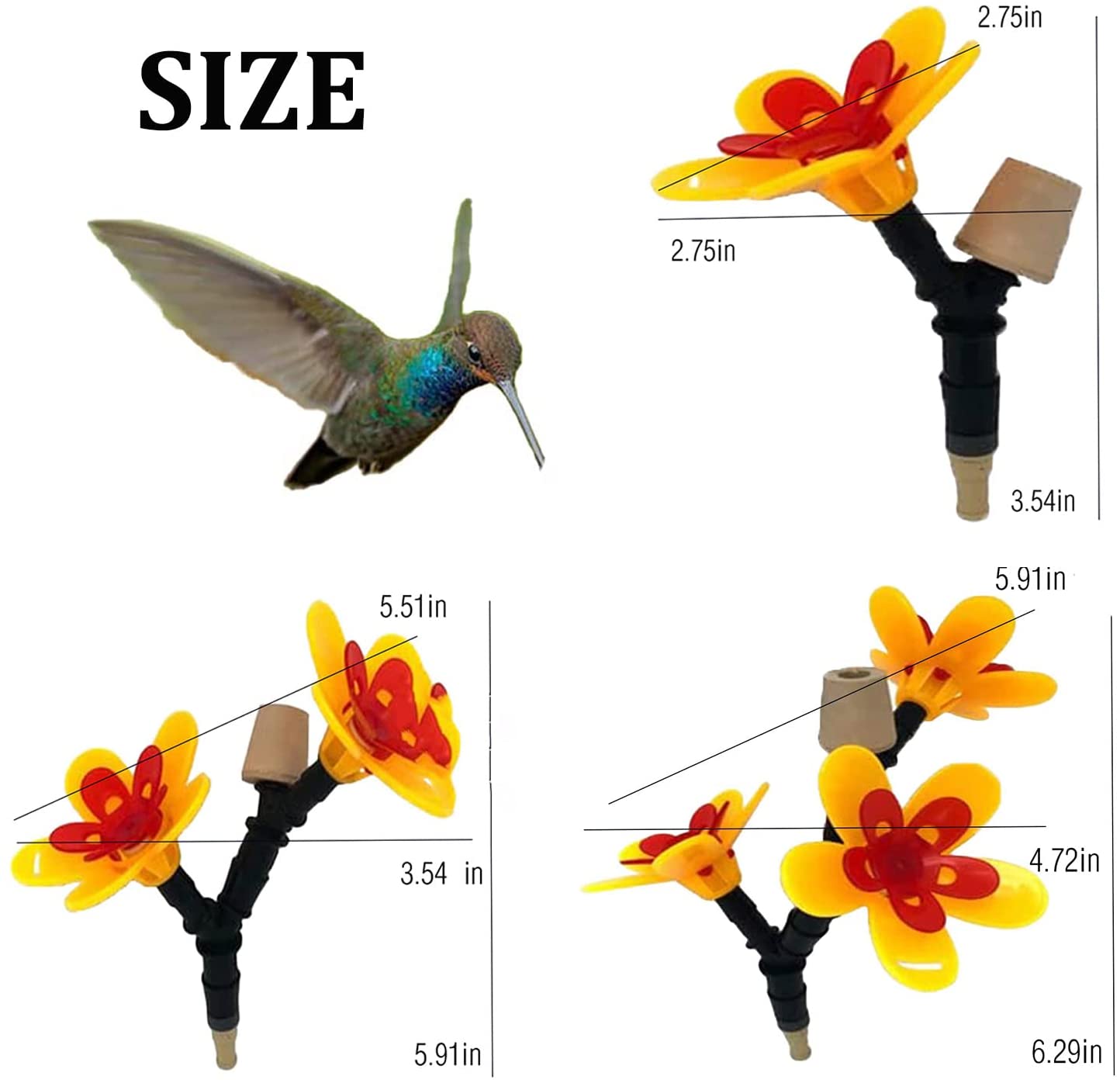 Turn Recycled Bottles Into Hummingbird Feeder Flower Kits-xinru