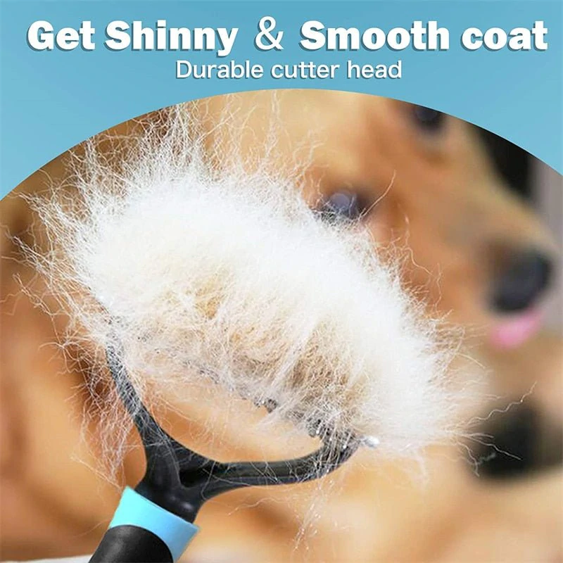 Pet Hair Double Sided Removal Hair Removal Grooming Brush-xinru