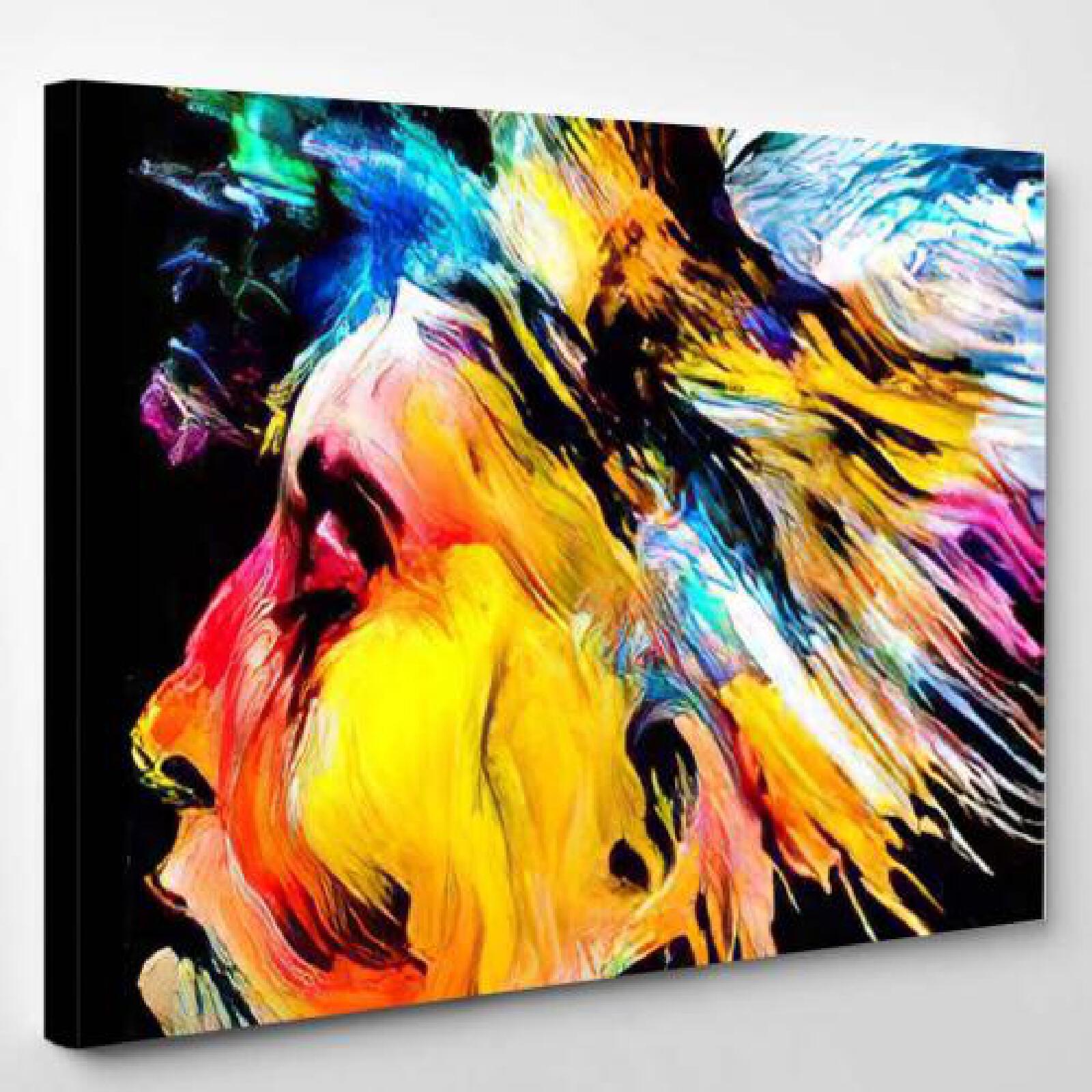Woman Color Series Abstract Digital Paint-xinru shop